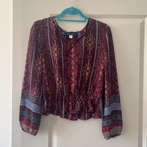 Patterned blouse
